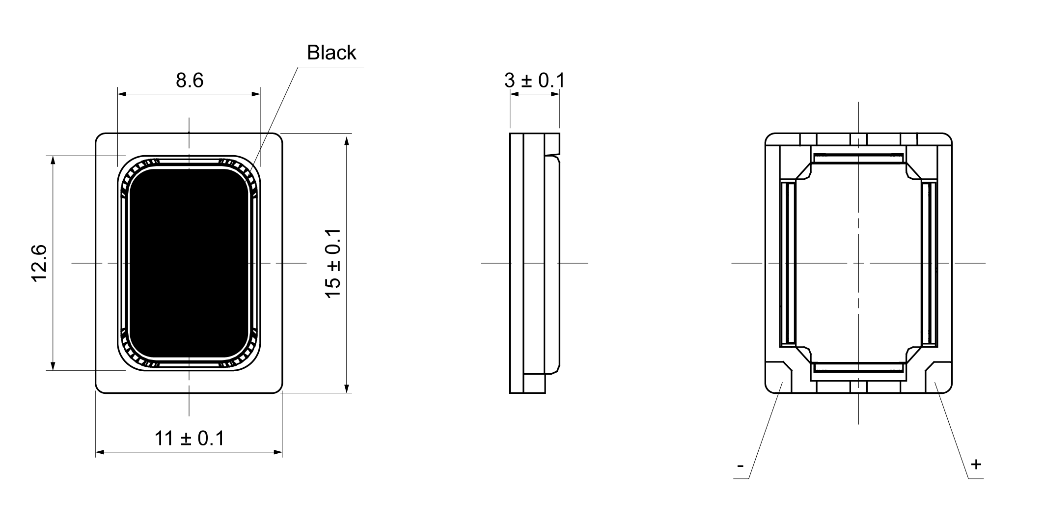 OSR1511E-3.0TB0.7W8A Mechanical Drawing